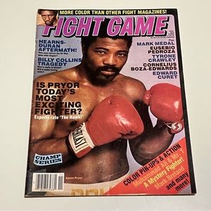 Fight Game Magazine Nov 1984 Pryor Cover No Label Newsstand
